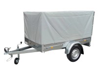 Utánfutó ponyvával fék nélküli