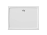 Gigant PRO-120 FLAT fehér téglalap alakú öntött műmárvány zuhanytálca