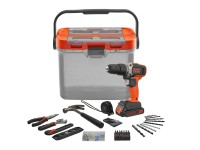 18V fúrócsavarozó szett kézi szerszámokkal 18V fúrócsavarozó szett kézi szerszámokkal