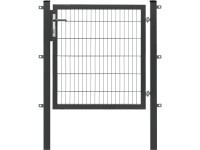 Floraworld egysz. kapu Premium kétr. hálós kerítésp. antracit 120 cm x 120 cm