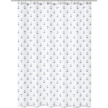 Kleine Wolke horgonyos zuhanyfüggöny 180 cm x 200 cm sötétkék