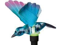 OBI Usini LED-es földbe szúrható napelemes lámpa kolibrivel 67 cm x 10,5 cm kék OBI Usini LED-es földbe szúrható napelemes lámpa kolibrivel 67 cm x 10,5 cm kék