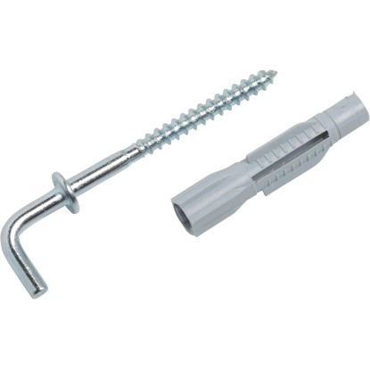 LUX-TOOLS univerzális galléros dübel horganyzott derékszögű kampóval 6 mm x 33 m