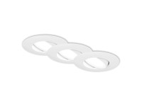 BRILONER beépített fehér LED-es lámpa 4,9W 480lm 4000K IP65 átmérő 90x45 mm 3 db