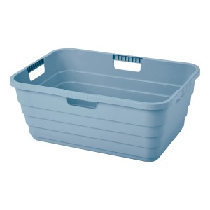 Tontarelli Maya szennyestartó, 33,5 l, Nordic Blue, műanyag, négy fogantyúval.