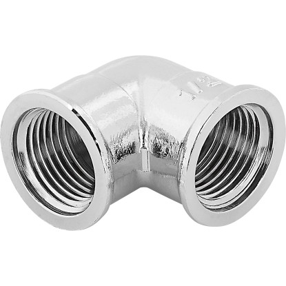 OBI menetes könyök 18,6 mm (Rp 1/2) krómozott sárgaréz