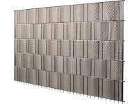 PVC belátást gátló szalag aranybarna magasság: 19 cm hossz: 200 cm 5 db szalag