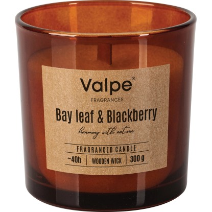 Bispol Valpe illatgyertya fakanóccal babérlevél és szeder 10 cm