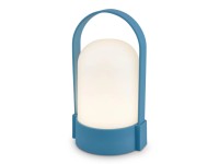 Brilo LED  -  es akkumulátoros asztali lámpa 9 cm x 8 cm x 15,5 cm kék