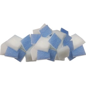 Summer Fun Filtercubes: Fehér és kék szűrőkockák medence szűrőrendszerekhez.