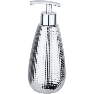 Wenko Dakar kerámia szappanadagoló króm bevonattal, 370 ml-es űrtartalom.