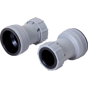 Bestway medence tömlő adapter 32 mm, 2 db-os készlet, medence tömlők csatlakoztatásához.