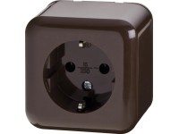 1 részes csatlakozóaljzat falon kívüli barna 1 részes csatlakozóaljzat falon kívüli barna