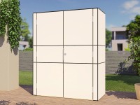 Bertilo HPL Highboard kerti szekrény 155 cm x 75 cm x 193 cm Fehér FSC