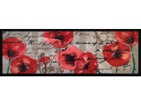 Konyhai futószőnyeg pipacsos csúszásmentes 50 cm x 150 cm Konyhai futószőnyeg pipacsos csúszásmentes 50 cm x 150 cm