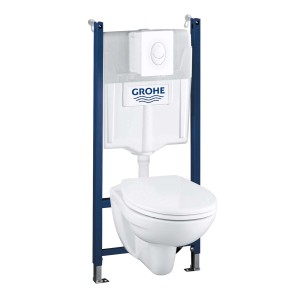 t.b.t. WC tartóelem tartállyal és nyomólappal.