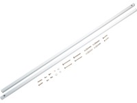 Rögzítőkészlet fehér New Port 80 forgóajtóhoz Rögzítőkészlet fehér New Port 80 forgóajtóhoz