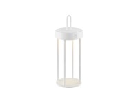 Just Light akkumulátoros LED-es asztali lámpa Anselm fehér 28,4 cm x 12,8 átmérő