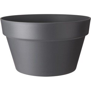 Antracit Elho Loft Urban növénytál, Ø 35 cm, ideális erkélyre és teraszra.