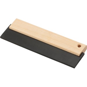 LUX Fugázó gumi Classic, 20 cm, fa nyéllel és akasztólyukkal, csempézéshez.
