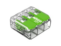 Wago 221-423 vezetékösszekötő karos 3 vezeték 10 db