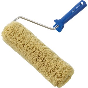 LUX 25 cm-es diszperziós henger hosszú szálakkal, poliészter-vesztán az egyenletes festékfelhordáshoz.