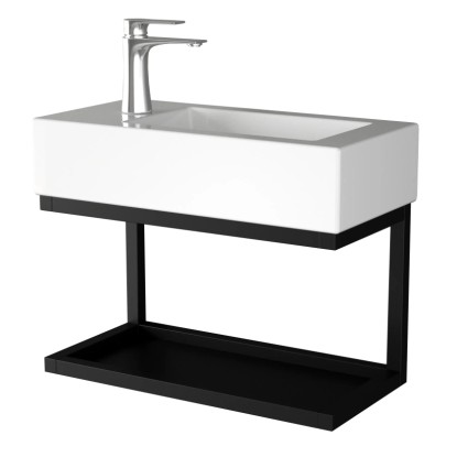 DELTA kerámiamosdó fali konzollal 38 cm