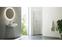 Zuhanyajtó COSD1-90 króm + transparent Zuhanyajtó COSD1-90 króm + transparent