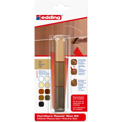Edding 8901 bútorjavító wax készlet tölgy