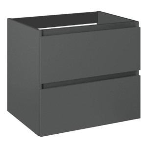 Roca Evelyne Basic 2Z mosdószekrény matt antracit 53 cm x 60 cm x 45,6 cm