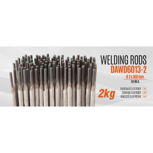 Hegesztő elektróda DAWD6013-2, 2 kg-os csomag.
