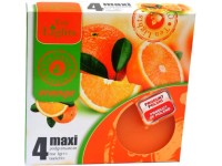 Maxi teamécses illatos narancs 4 db Maxi teamécses illatos narancs 4 db