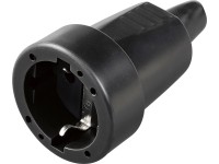 Védőérintkezős lengőaljzat PVC fekete Védőérintkezős lengőaljzat PVC fekete