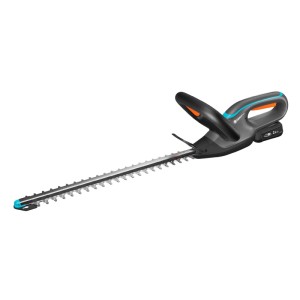 Gardena EasyCut 45/18V akkus sövénynyíró akkumulátorral és töltővel, 45 cm-es pengével.
