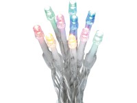 LED fényfüzér 0,9 m RGB elemes LED fényfüzér 0,9 m RGB elemes