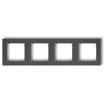 MINI négyes keret metál grafit