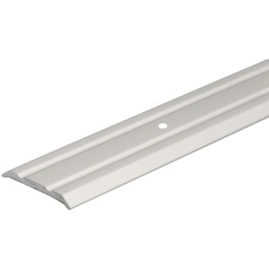 Ezüstszínű Arcansas alumínium átmeneti profil, 2 mm x 38 mm x 900 mm.