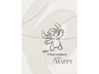 Komar falikép Disney Lilo and Stitch Do What Makes You Happy 30 cm x 40 cm Komar falikép Disney Lilo and Stitch Do What Makes You Happy 30 cm x 40 cm