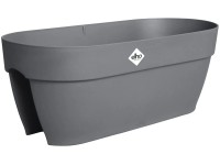 Elho virágláda Flower Bridge Vibia Campana 26 cm x 59 cm x 22 cm antracitszürke