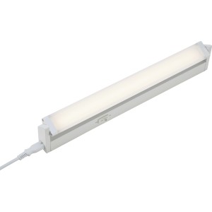 Fehér LED pultvilágítás (8W) kapcsolóval és kábellel konyhába vagy műhelybe.
