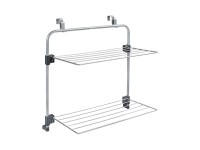 Gale 7 ajtóra és zuhanykabinra helyezhető ruhaszárító 57 cm x 54 cm x 30 cm