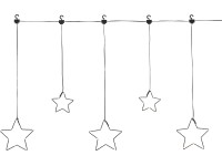 LED-es kültéri fényfüggöny csillagok fekete LED-es kültéri fényfüggöny csillagok fekete