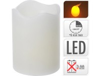 Gyertya LED égővel időfunkcióval fehér Gyertya LED égővel időfunkcióval fehér