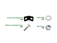 ASSERO PLUS Betét tartozék szett fekete 0,10 m x 0,07 m x 0,02 m